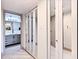 Hallway area featuring a bathroom sink and mirrored closets at 5400 Park N St # 209, St Petersburg, FL 33709