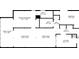 A floor plan illustration showcasing the layout, dimensions, and relationships between rooms in a home at 90 S Highland Ave # 423, Tarpon Springs, FL 34689