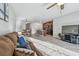 Open-concept floor plan, with view of living room, dining room, and kitchen at 11127 Hudson Hills Ln, Riverview, FL 33579