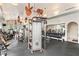 Community fitness center featuring weight training equipment and mirrored walls at 4902 Carranza Ct, Tampa, FL 33616