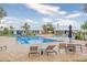 The beautiful community features this large pool area perfect for the homeowner to enjoy resort-style living at 12312 Bay Estuary Bnd, Riverview, FL 33579