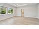 Bedroom with tray ceilings, and view to exterior at 3218 21St N St, St Petersburg, FL 33713