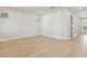 Bright living room with hardwood floors, recessed lighting, and white trim at 3218 21St N St, St Petersburg, FL 33713
