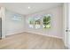 Bright living room featuring multiple windows allowing natural light and hardwood floors that complements the neutral walls at 3218 21St N St, St Petersburg, FL 33713
