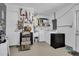 This garage provides plenty of storage options, including pegboards and utility sink at 1742 Mississippi Ne Ave, St Petersburg, FL 33703