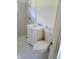This bathroom features a toilet, shower, and a vanity sink with storage at 21480 Olean Blvd, Port Charlotte, FL 33952
