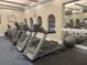 Well-equipped gym with treadmills, elliptical, and fitness equipment for a complete workout experience at 501 Knights Run Ave # 2119, Tampa, FL 33602