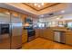 Bright kitchen features stainless steel appliances and granite countertops at 18400 Gulf Blvd # 1505, Indian Shores, FL 33785