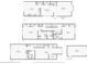 Detailed floor plan showcasing layout of rooms and living spaces within the home's three stories at 2794 Countryside Blvd # 1, Clearwater, FL 33761
