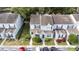 Aerial view of the home showcases its location and well-maintained exterior with parking at 6333 Osprey Lake Cir, Riverview, FL 33578