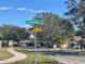 Neighborhood street view showcasing the street signs and neighborhood at 6618 Northhaven Ct, Riverview, FL 33578