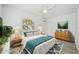 Serene bedroom featuring light-colored walls and flooring and ample natural light at 4318 1St S Ave, St Petersburg, FL 33711