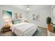 Bright bedroom with ample natural light, neutral decor, and light-colored walls and flooring at 4318 1St S Ave, St Petersburg, FL 33711