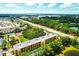 Aerial shot of waterfront condo community with lush greenery and scenic views at 5849 Park N St # 201, St Petersburg, FL 33709