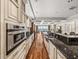 Modern kitchen with stone countertops and stainless appliances at 3910 Gulf Blvd # 400, St Pete Beach, FL 33706