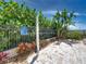 Outdoor shower area with lush greenery, providing a convenient way to rinse off after enjoying beach activities at 3910 Gulf Blvd # 400, St Pete Beach, FL 33706