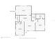 Floor plan showing the layout of the home with labeled rooms and dimensions at 6145 55Th N Ave, St Petersburg, FL 33709