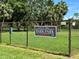 Janice R. Miller Bark Park in Oldsmar, features secure fencing and ample space for dogs at 7418 Bay Dr, Tampa, FL 33635
