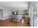 Spacious kitchen with a large island, granite countertops, and stainless steel appliances at 7418 Bay Dr, Tampa, FL 33635