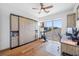 Office space featuring a Murphy bed, desk, and natural light at 644 3Rd S Ave # 305, St Petersburg, FL 33701