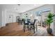 Bright lounge area features high-top tables, hardwood floors, and plenty of light at 644 3Rd S Ave # 305, St Petersburg, FL 33701