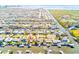 Stunning aerial view of waterfront homes with boat docks and sparkling blue swimming pools at 8722 Elmwood Ln, Tampa, FL 33615