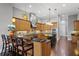 Gourmet kitchen featuring custom cabinets, large island, and high-end appliances at 1903 Haven Bend, Tampa, FL 33613