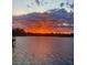 Beautiful lake scene reflecting the sunset sky, showcasing calm waters and a serene environment at 1903 Haven Bend, Tampa, FL 33613