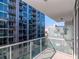 Condominium balcony overlooking the city at 111 N 12Th St # 1619, Tampa, FL 33602