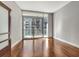 Bedroom with sliding glass door and balcony access at 111 N 12Th St # 1619, Tampa, FL 33602