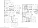 Detailed floor plan showcasing the layout of this two-story home, including room dimensions and features at 801 Brightwaters Ne Blvd, St Petersburg, FL 33704