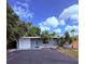Charming single-story home with a well-maintained front yard and delightful blue door at 20 Cypress Dr, Palm Harbor, FL 34684