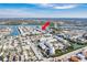 Aerial view of waterfront condos with boat docks, conveniently located near the bridge and waterfront amenities at 657 Garland Cir, Indian Rocks Beach, FL 33785