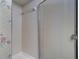 Bathroom featuring a shower with glass doors and a clean design at 3505 Tarpon Woods Blvd # K406, Palm Harbor, FL 34685