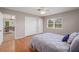 Comfortable bedroom with lots of natural light, and a calming color scheme at 1309 Nokomis S Ave, Venice, FL 34285