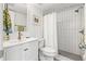 Clean bathroom featuring a step-in shower and a modern sink at 6265 Sun Blvd # 101, St Petersburg, FL 33715
