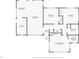 Detailed floor plan showcasing the layout, dimensions, and spatial relationships of the home's rooms and features at 2533 Duncan Dr, Belleair Bluffs, FL 33770