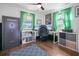 This home includes a dedicated study with a security safe and space for multiple monitors at 3108 Ash Ct, Dunedin, FL 34698