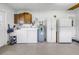 The laundry room and storage space in garage at 13851 102Nd Ave, Largo, FL 33774