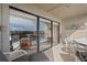 Enjoy the outdoor lifestyle from this covered balcony with tile floor and views from the condo's interior at 19725 Gulf Blvd # 405, Indian Shores, FL 33785