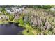 Aerial view showcasing community location close to shopping and highways at 3406 Waterbridge Dr, Tampa, FL 33618