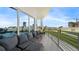 Spacious balcony with comfortable seating, perfect for enjoying the city skyline at 1209 E Cumberland Ave # 505, Tampa, FL 33602