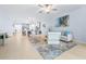 Spacious open-concept living area with kitchen and dining area, great for entertaining guests at 31349 Cabana Rye Ave, San Antonio, FL 33576