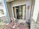 Small outdoor balcony with sliding glass doors at 4405 W Fair Oaks Ave # 10, Tampa, FL 33611