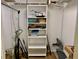 Walk-in closet with shelving and ample space for storage at 1655 S Highland Ave # J193, Clearwater, FL 33756