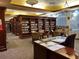 View of a library with books, tables, and chairs at 401 Dorchester Pl # 62, Sun City Center, FL 33573