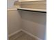 Empty bedroom closet with hardwood floors at 1750 Braxton Bragg Ln, Clearwater, FL 33765