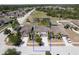 Aerial view of property showing layout, landscaping, and neighborhood at 18311 Arbor Crest Dr, Hudson, FL 34667