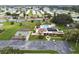 Aerial view of a community featuring a pool, shuffleboard, clubhouse, and parking at 4732 Lake Blvd # A, Clearwater, FL 33762