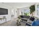 Living room with view of a bedroom, with lots of natural light at 4732 Lake Blvd # A, Clearwater, FL 33762